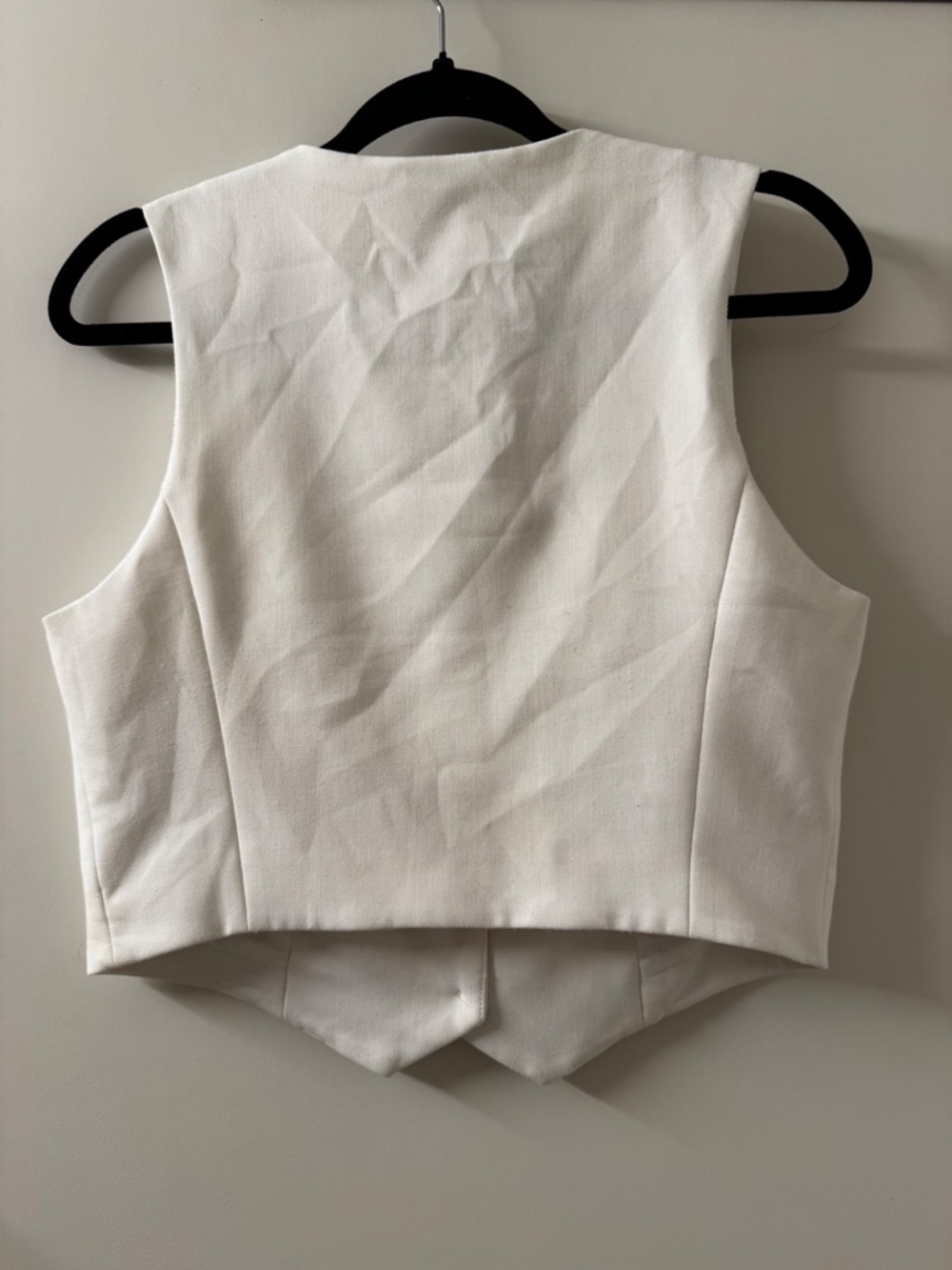 Set! House of Harlow 1960 White/Cream Vest (Medium) and Pant Set (Size 6) - Picture 3 of 7